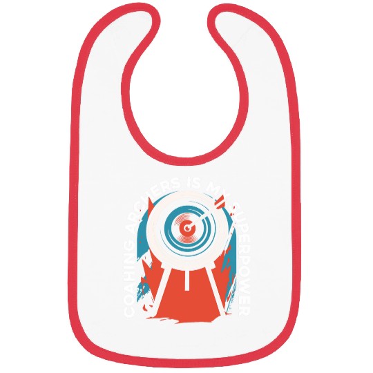 Coaching Archers Is My Superpower Bow Archery Coach Bibs