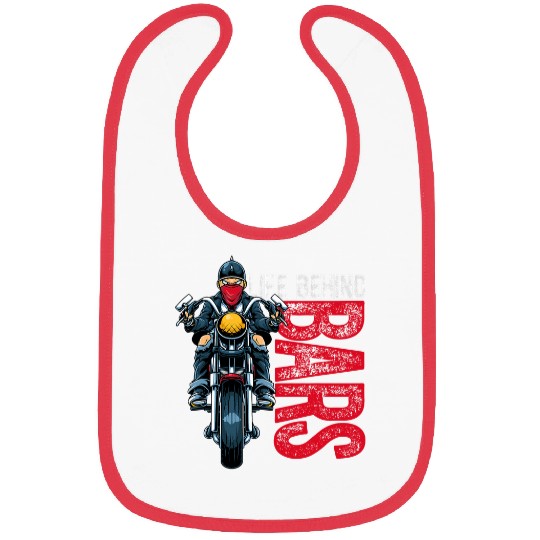 Life behind bars motorcyclist vintages bike chopper Bibs