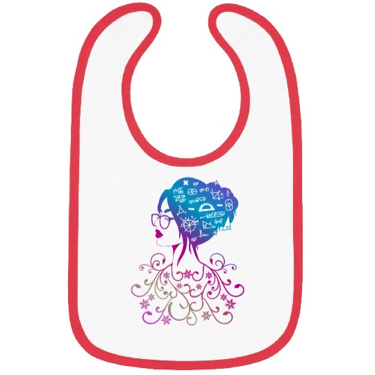 Steminist Smart Glasses Girl Pi Day Mathematics Stem Girl Bibs