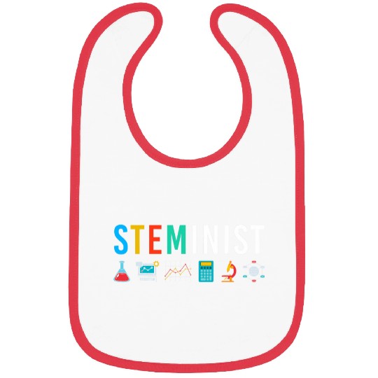 STEMINIST Technology Student STEM In Engineering Math Bibs