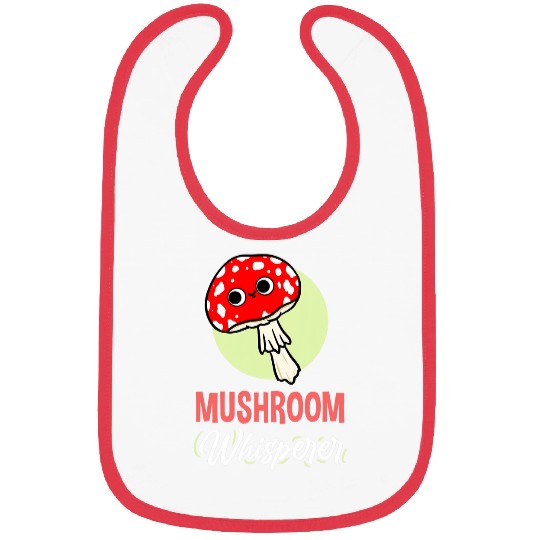 Lacrosse Gift Mushroom Whisperer Vegetable Lover Bibs
