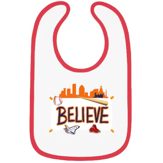 Houston Baseball Believe Playoffs Bibs