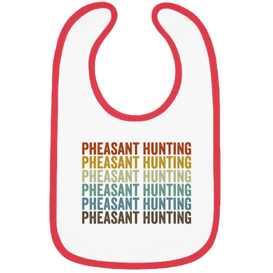 Pheasant Hunting Retro Bibs