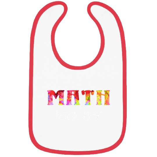 Math Teacher Instructor Professor Educator Mathematics Bibs