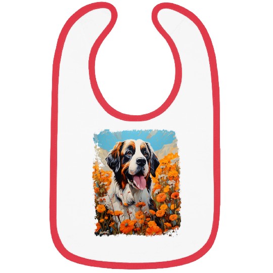 Cute St Bernard Dog Saint Bernard Bibs