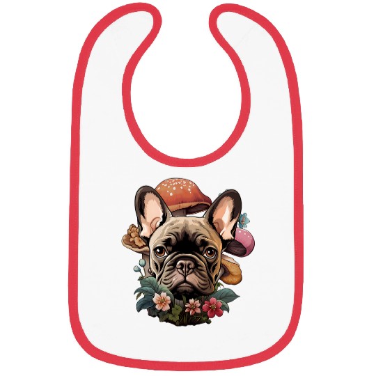 Cottagecore French Bulldog Bibs