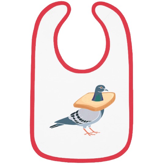 Pigeon In Bread Bibs