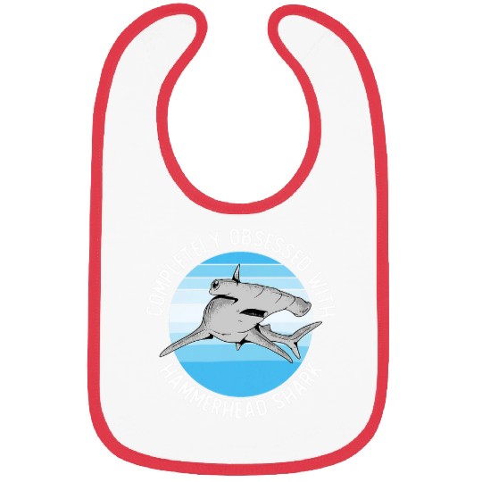 Hammerhead Shark Hammer Head Shark Lover Sea Biologist Bibs