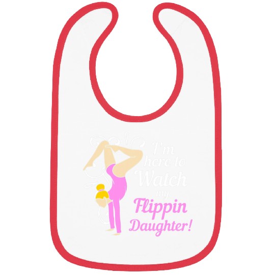 Proud Parent Gymnastics Dad Gymnast Mom Bibs