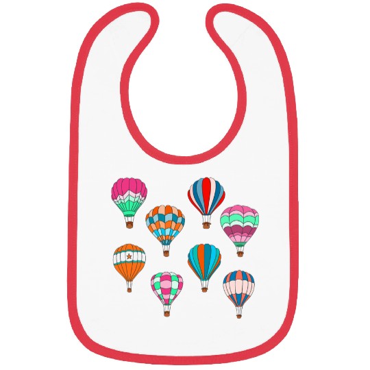 Hot Air Balloons Cute Bibs