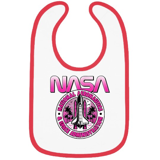 Lacrosse Gift NASA Space Shuttle Worm Logo Bibs