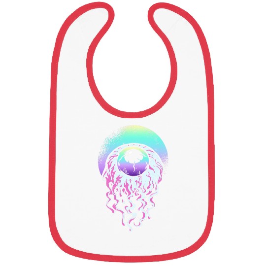 Horror Eyeball Pastel Goth Aesthetic Gothic Emo Bibs