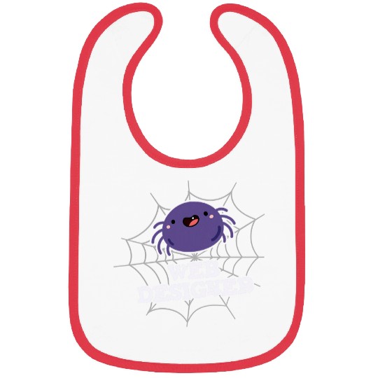 Web Designer Funny Spider Pun Bibs