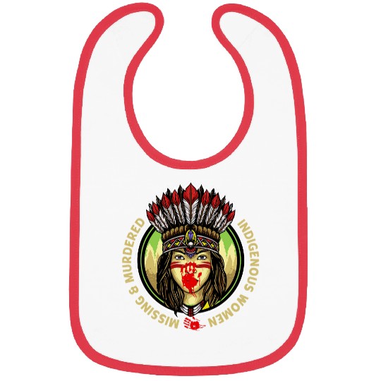 MMIW Missing Murdered Indigenous Women Hand Dreamcatcher Bibs