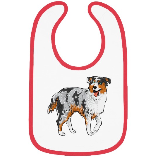 Mini Aussie Miniature Australian Shepherd 2 Bibs