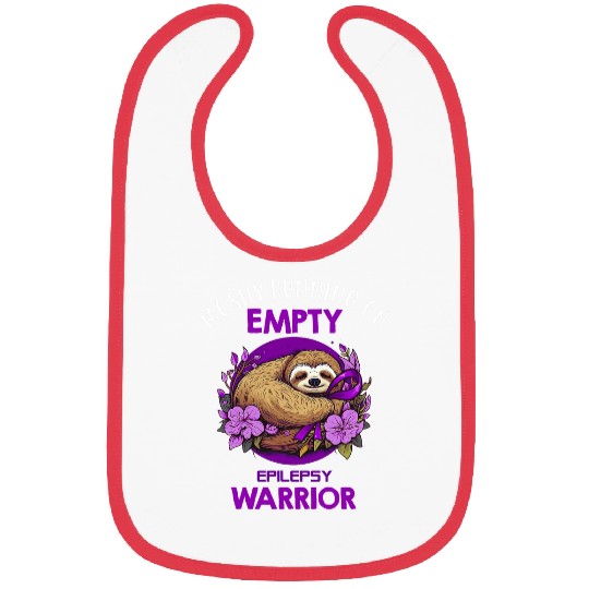 mostly running on empty epilepsy sloth warrior Bibs