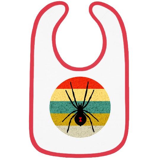 Womens Black Widow Spider Vintage Bibs