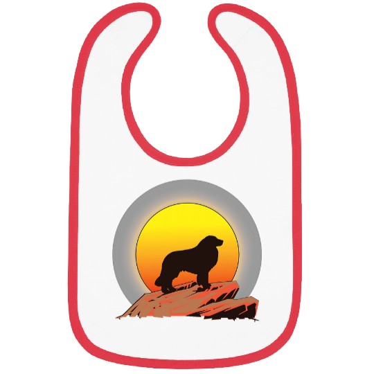 Pyrenean Mountain Dog Sunrise Bibs