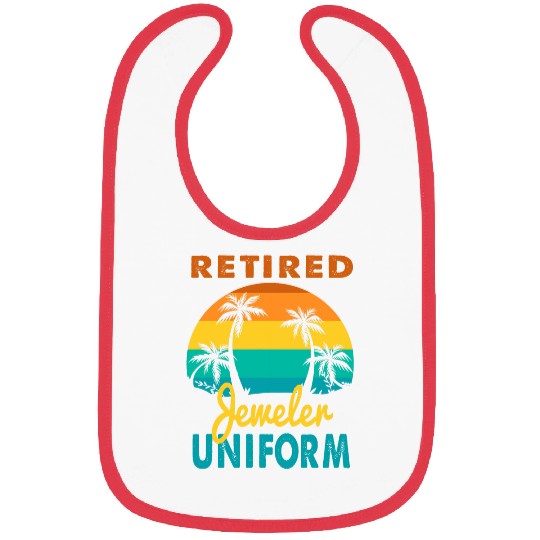 Retired Jeweler Uniform Tropical Island Retirement Bibs
