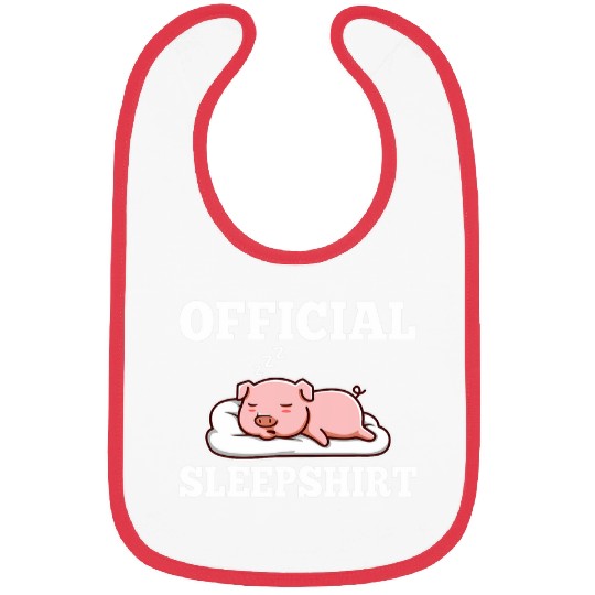 Official sleep  Pig 23 Bibs