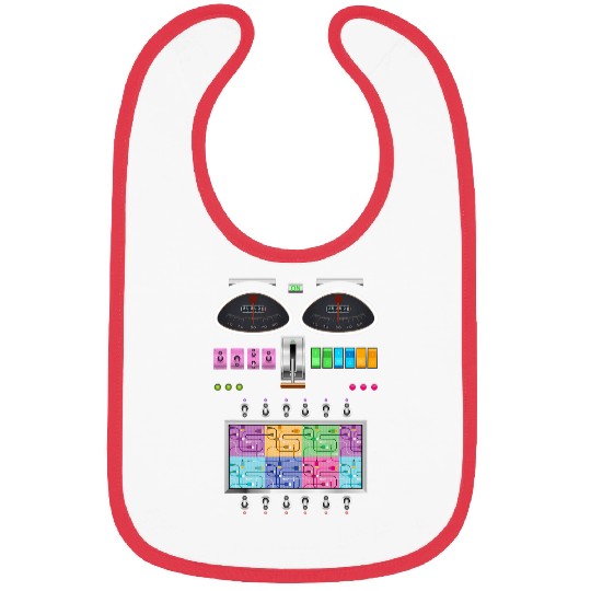 Robot Engineer Science Technology Robots Costume Bibs