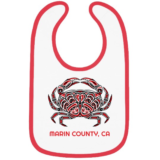 Marin County californias Dungeness Crab Native American Bibs