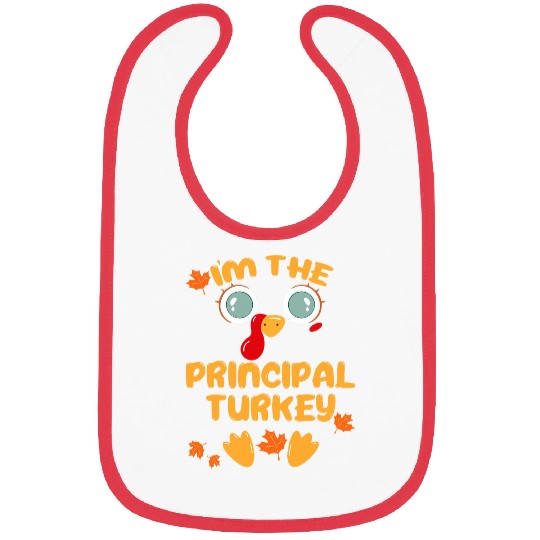 PRINCIPAL Turkey Matching Family Group Thanksgiving Pajama Bibs