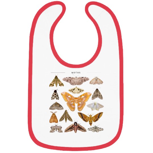 Moth Insect Bug Cottagecore Butterfly Bibs
