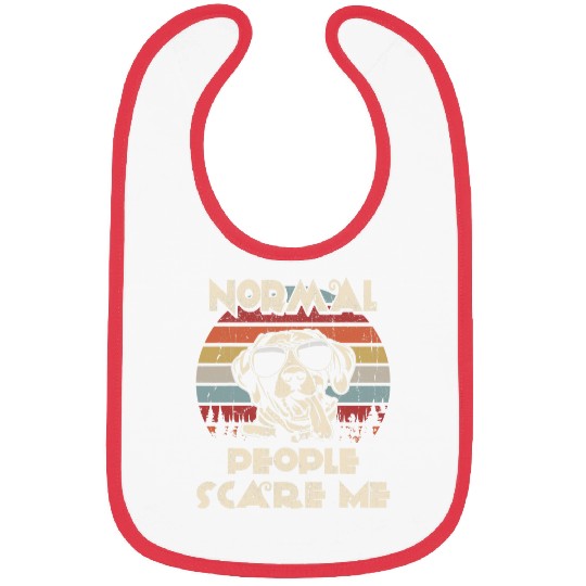 Normal People Scare Me not My German Shorthaired Pointer Bibs