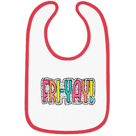 Friyay Dalmatian Dots Bibs