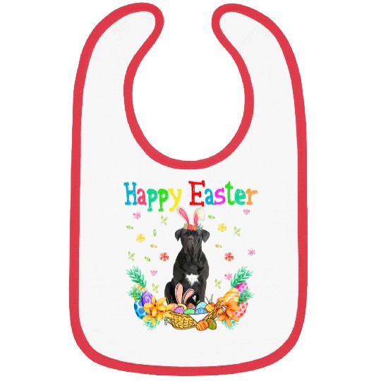 Happy Easter Cane Corso Bunny Cane Corso Eggs Bibs