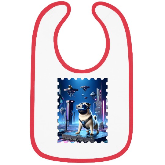 SciFi Gaming Adventure Awaits VR Pug Bibs