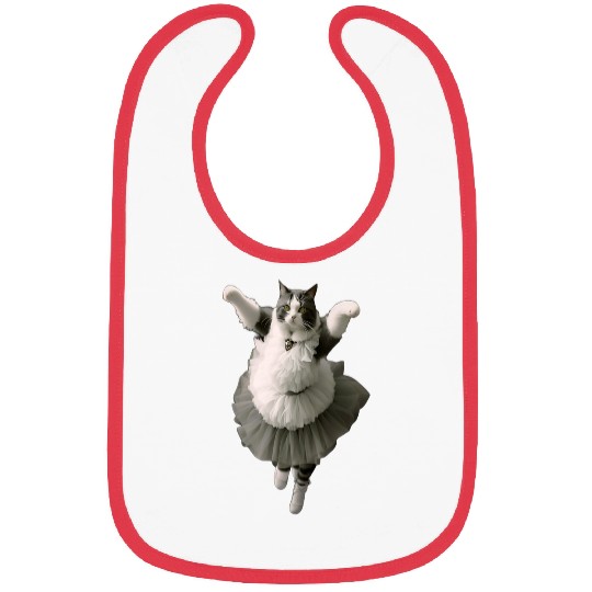 The Ballet Kitty Cat Bibs