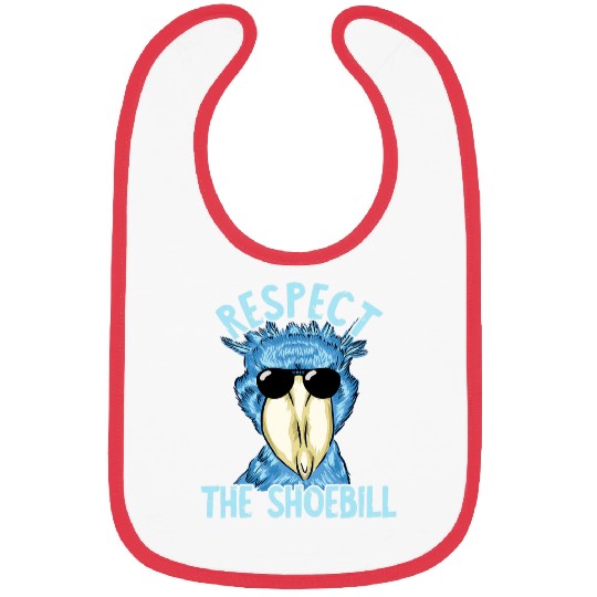 Respect Shoebill vintages Retro African Bird African Stork Bibs