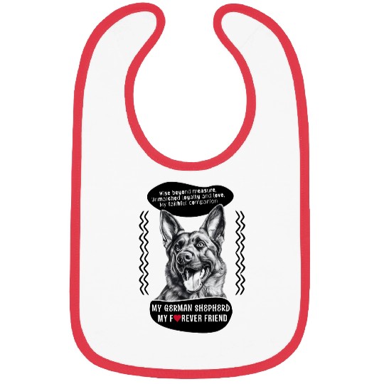 German Shepherd 3 Bibs