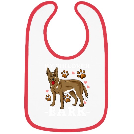 Red Heeler 1 Bibs