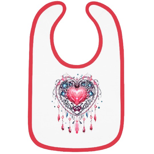 Native American Dreamcatcher Indian Design 4 Bibs