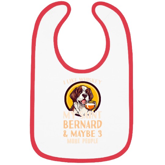 Saint Bernard Dad Outfit Saint Bernard Whiskey Bibs