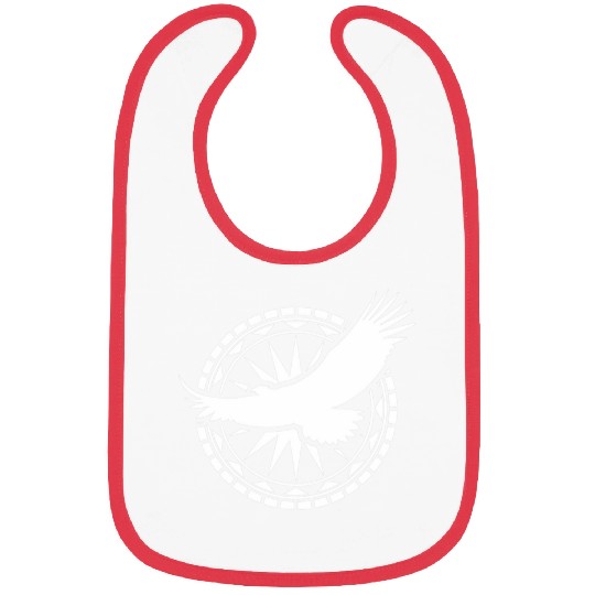 Indigenous Art Bird Mandala Southwest Bibs