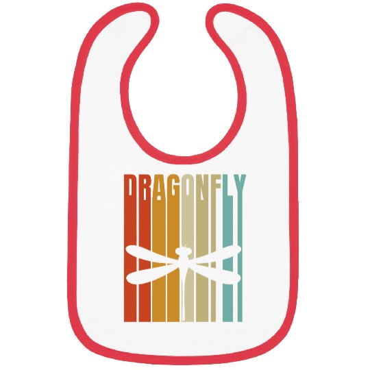 Retro Dragonfly Insect Bibs
