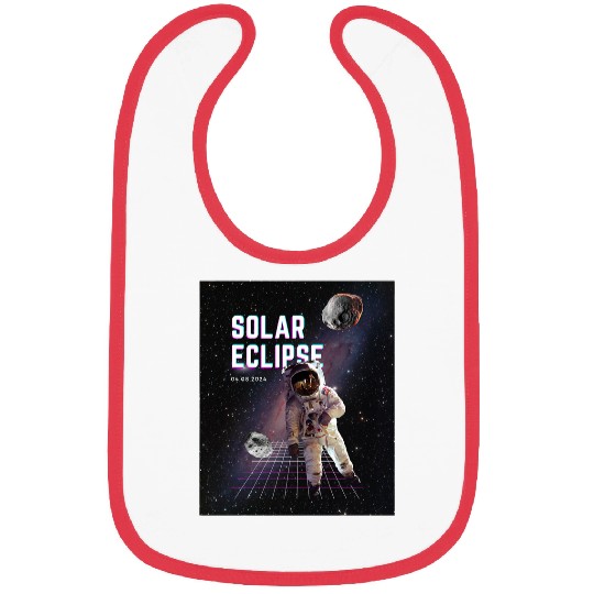 Solar Eclipse astronaut april 8 2024 Bibs