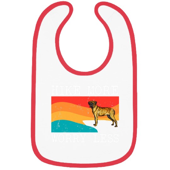 Hike More Worry Less Cane Corso Graphic Hiking Bibs