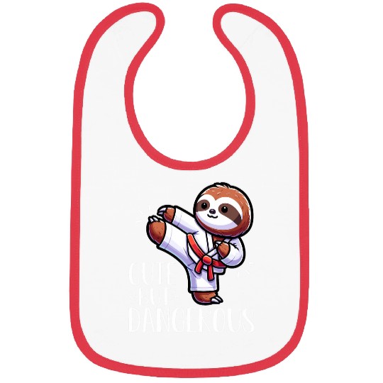 Sloth Cute But Dangerous 1 Bibs