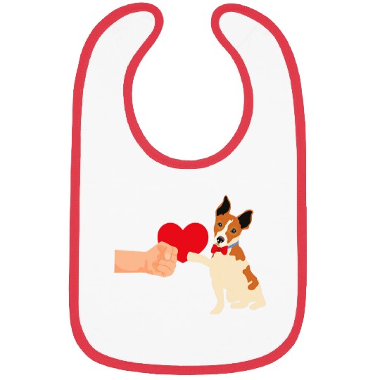 Jack Russell Terrier Love Dog Lover Pet Owner Puppy Bibs