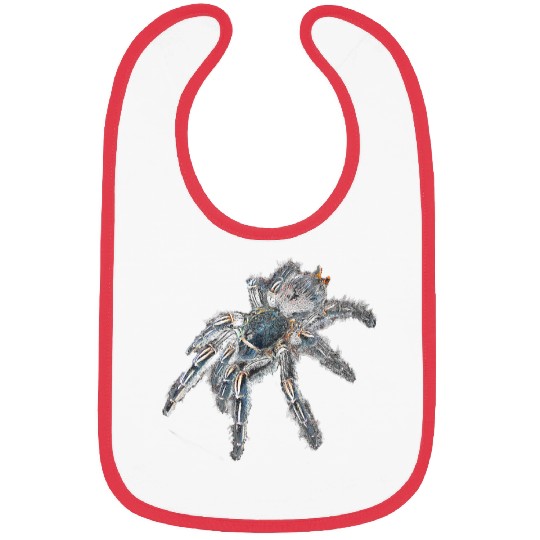 Zebra Tarantula Spider Bibs