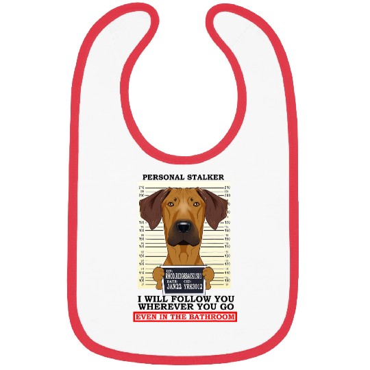 Personal Stalker Rhodesian Ridgeback Bibs