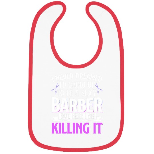 Sexy Barber Hairdresser 1 Bibs