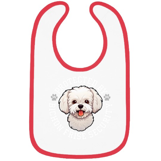 Protected by Bichon Frise Security Bibs