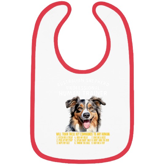 Professional Human Trainer Australian Shepherd Bibs