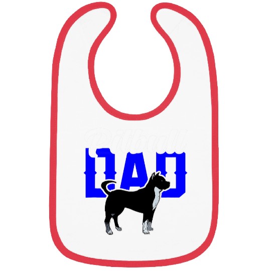 Pitbull Dad Bibs